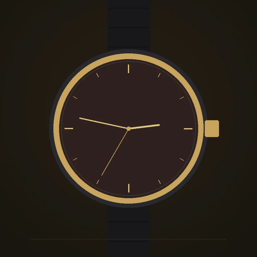 Velora Noble Black — Minimal Watches watch by Velora